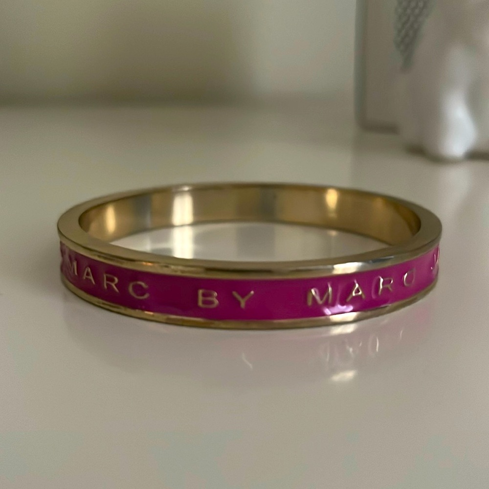 Marc Jacobs Pink and Gold bangle bracelet